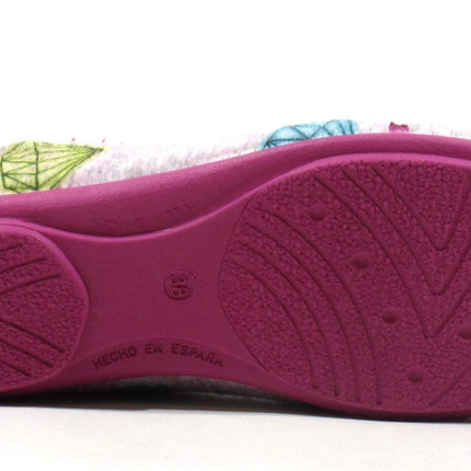 House shoes for women in pink combined