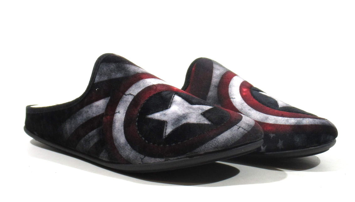Zapatillas de casa para hombre Capitán América