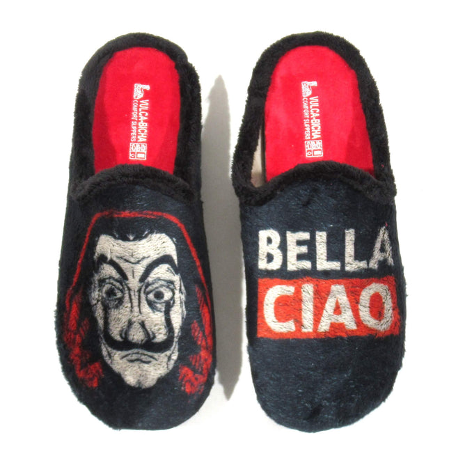 Zapatillas de casa para hombre Bella Ciao de la Casa de Papel