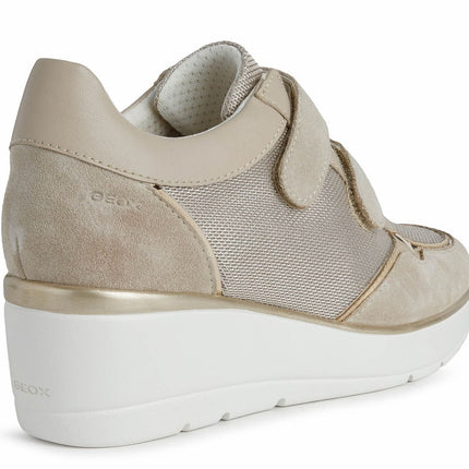 Ilde Beige Sports with Platform and Velcros