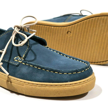 Náuticos azules para hombre Vila recycled boat shoes