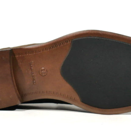 Thelma Moccasins for Women in Brown Serraje with Ruchles