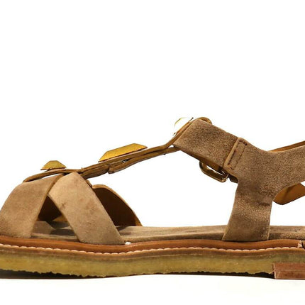Vero Sandals in Leather Serraje with Women