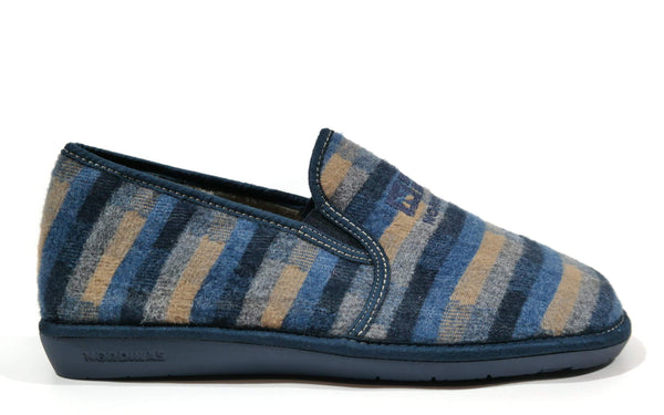 House shoes closed for men in combined fabric
