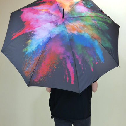 Automatic umbrella color explosion