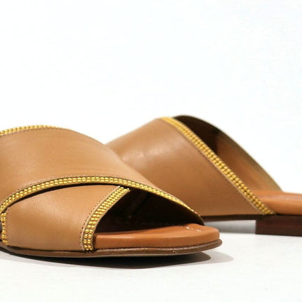 Flat albuferah skin sandals
