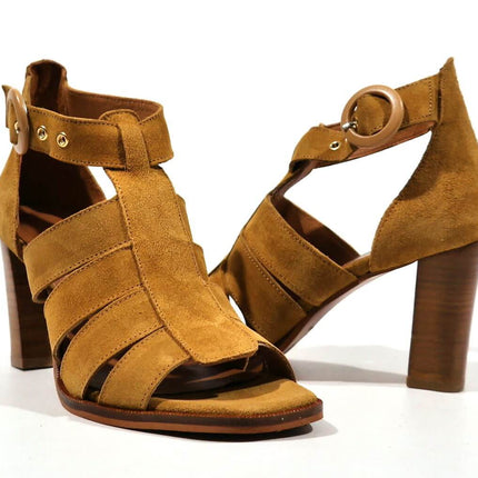 Women's Sandals in High Heel Serraje Nicola