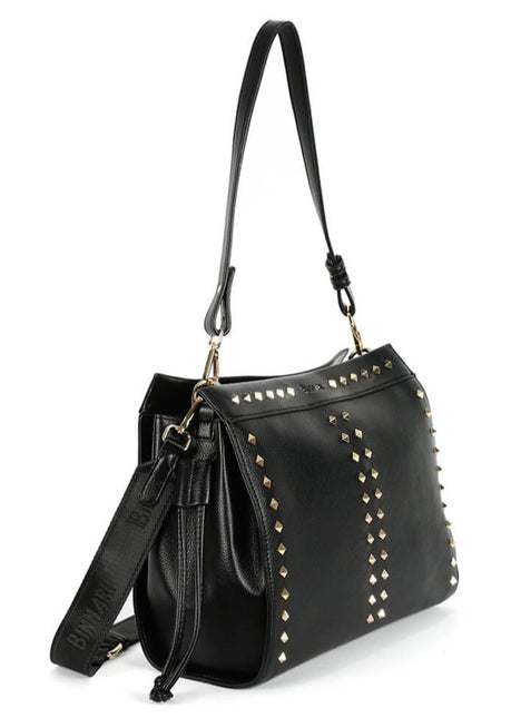 Temis multipurpose bags in polypiel with rivets