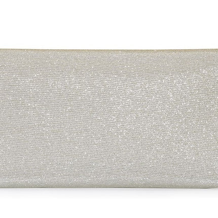 Rectangular wallet in shine tissue hinders