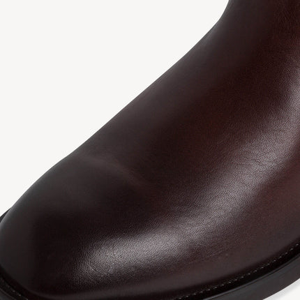 Smooth leather boots