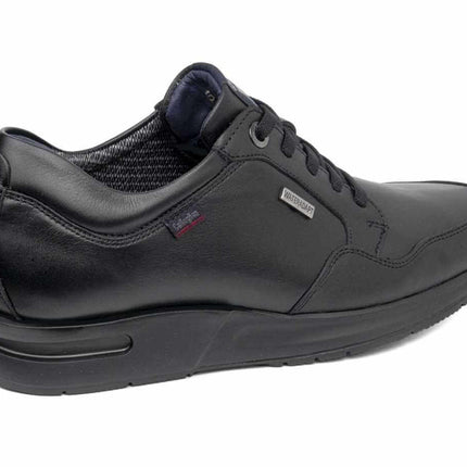 Black leather sports for men Wateradapt