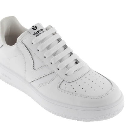 Retro Madrid Sports in White Leather